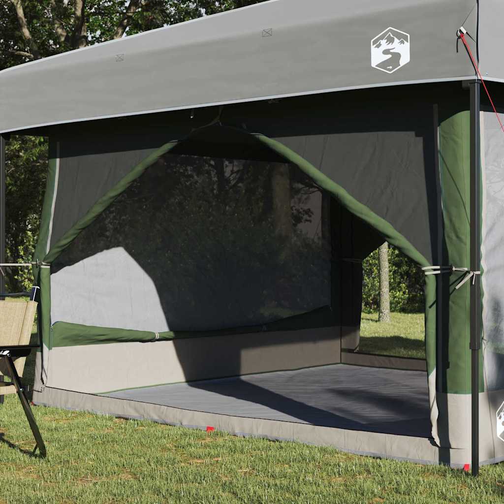 Binnen tent voor 7 Personen Groen en Grijs 300 x 300 x 250 cm is nu te koop bij PeponiXL, paradijselijk wonen!
