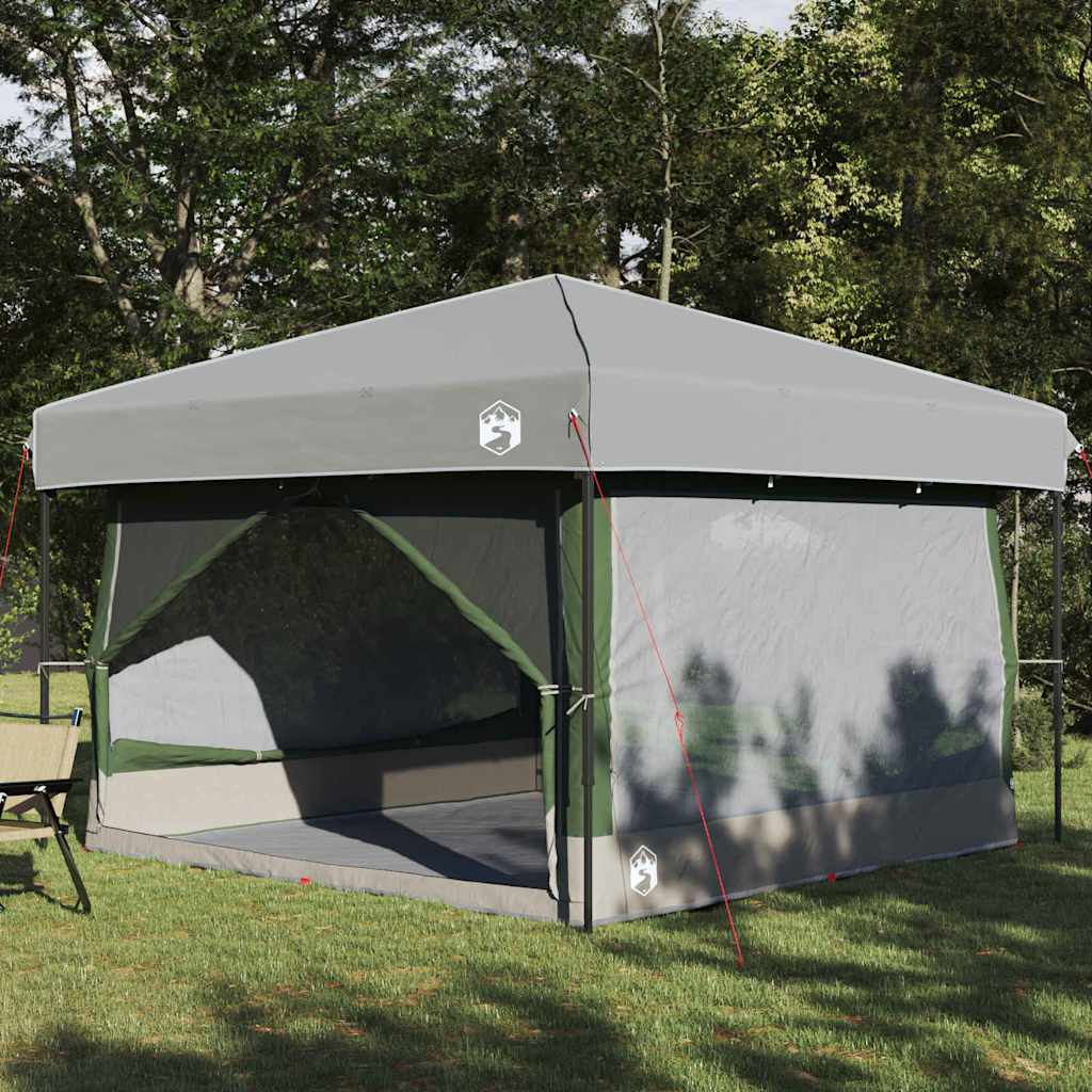 Binnen tent voor 7 Personen Groen en Grijs 300 x 300 x 250 cm is nu te koop bij PeponiXL, paradijselijk wonen!