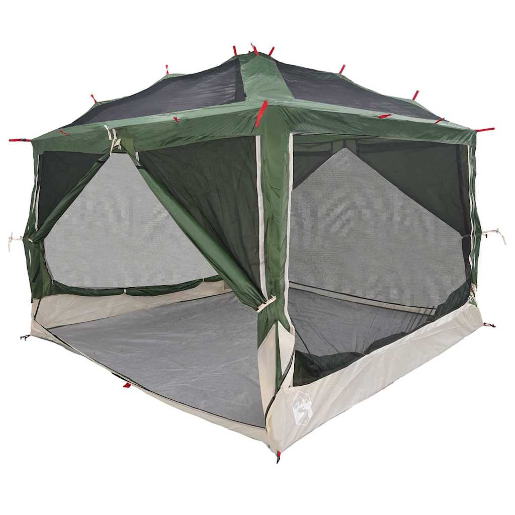 Binnen tent voor 7 Personen Groen en Grijs 300 x 300 x 250 cm is nu te koop bij PeponiXL, paradijselijk wonen!