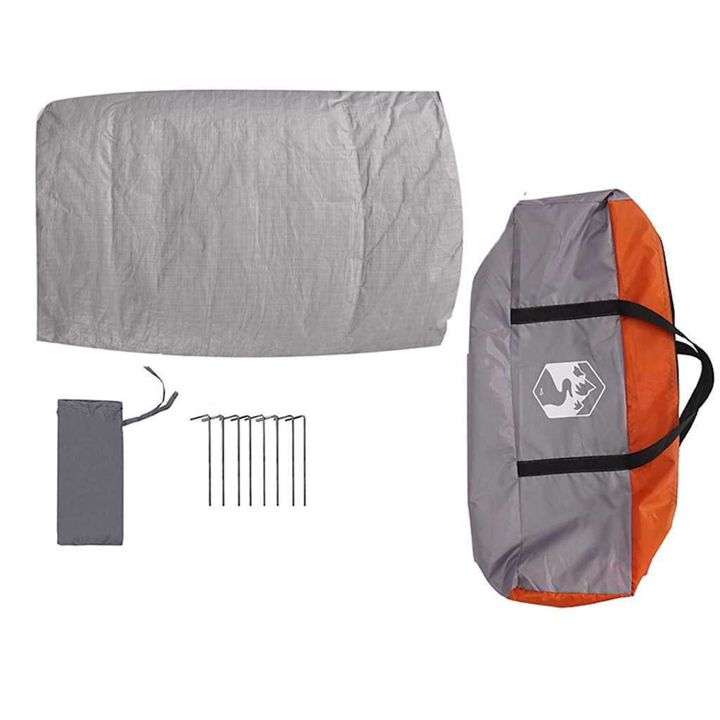 Binnen tent voor 7 Personen Grijs en Oranje 300 x 300 x 250 cm is nu te koop bij PeponiXL, paradijselijk wonen!