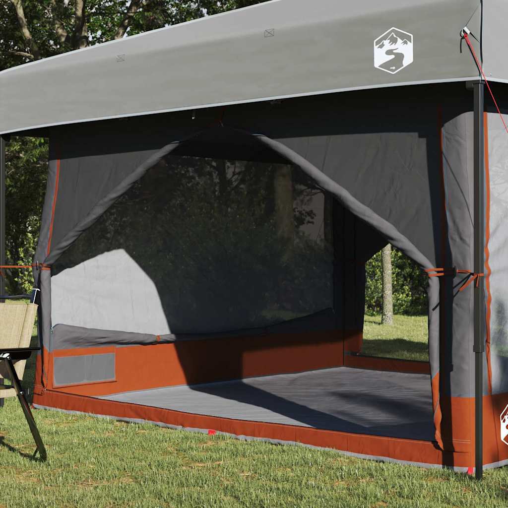 Binnen tent voor 7 Personen Grijs en Oranje 300 x 300 x 250 cm is nu te koop bij PeponiXL, paradijselijk wonen!