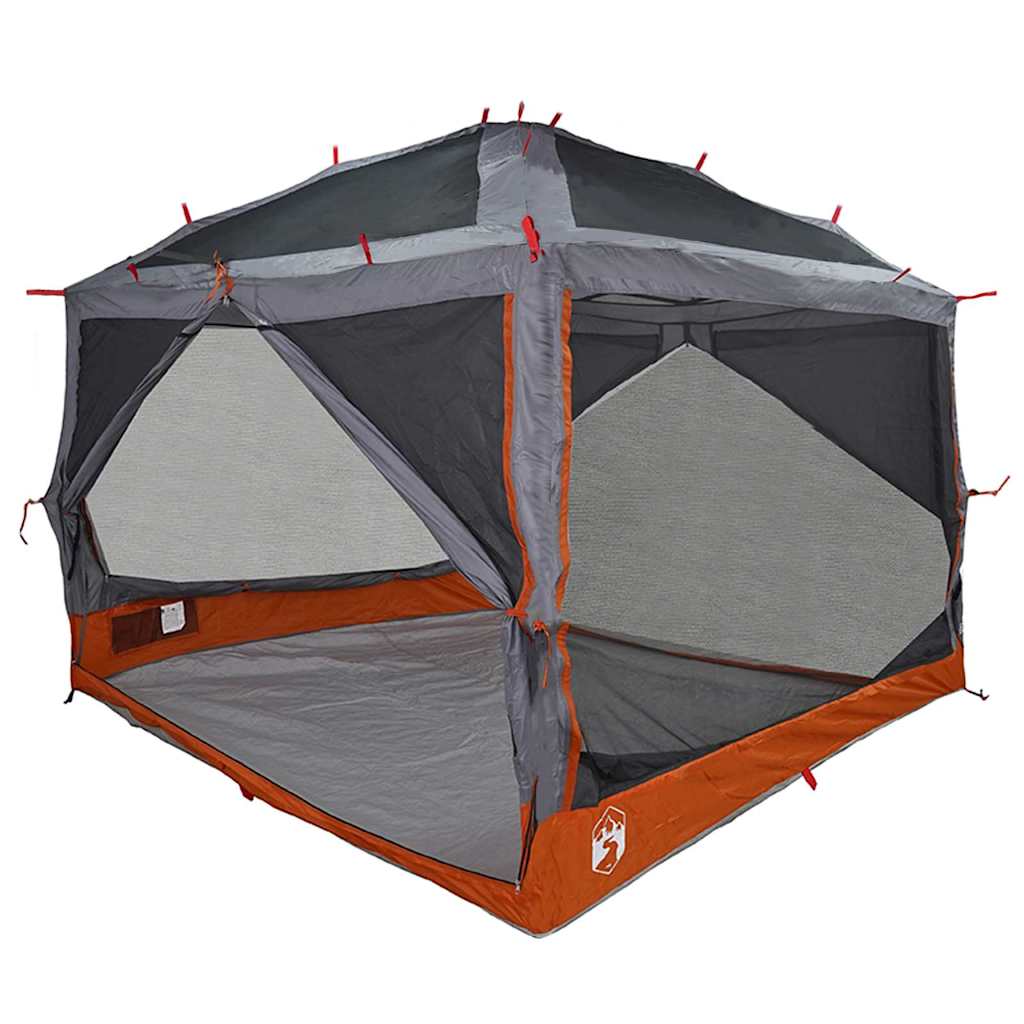 Binnen tent voor 7 Personen Grijs en Oranje 300 x 300 x 250 cm is nu te koop bij PeponiXL, paradijselijk wonen!