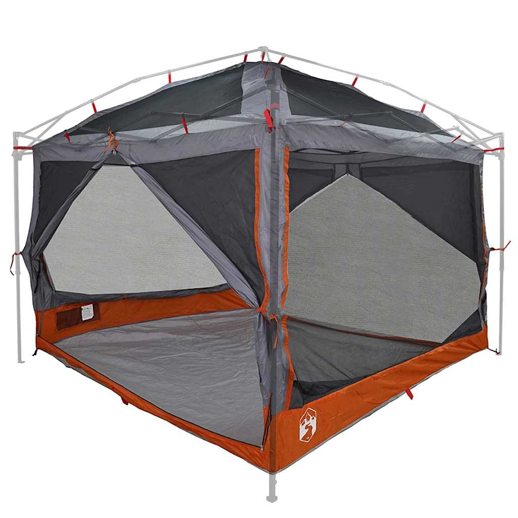 Binnen tent voor 7 Personen Grijs en Oranje 300 x 300 x 250 cm is nu te koop bij PeponiXL, paradijselijk wonen!