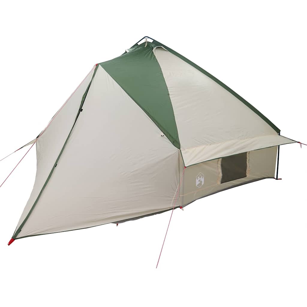 Teepee Tent voor 10 Personen Groen en Wit 567 x 470 x 242 cm is nu te koop bij PeponiXL, paradijselijk wonen!