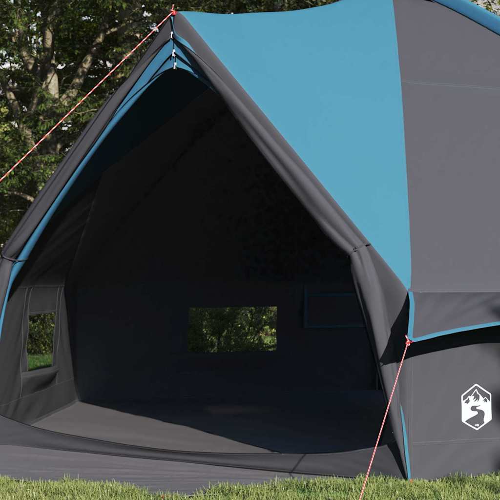 Teepee Tent voor 10 Personen Blauw en Grijs 567 x 470 x 242 cm is nu te koop bij PeponiXL, paradijselijk wonen!