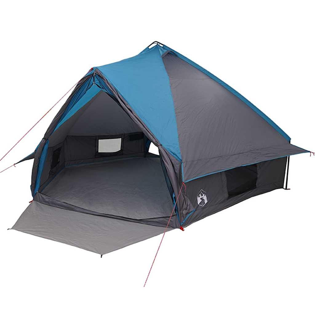 Teepee Tent voor 10 Personen Blauw en Grijs 567 x 470 x 242 cm is nu te koop bij PeponiXL, paradijselijk wonen!