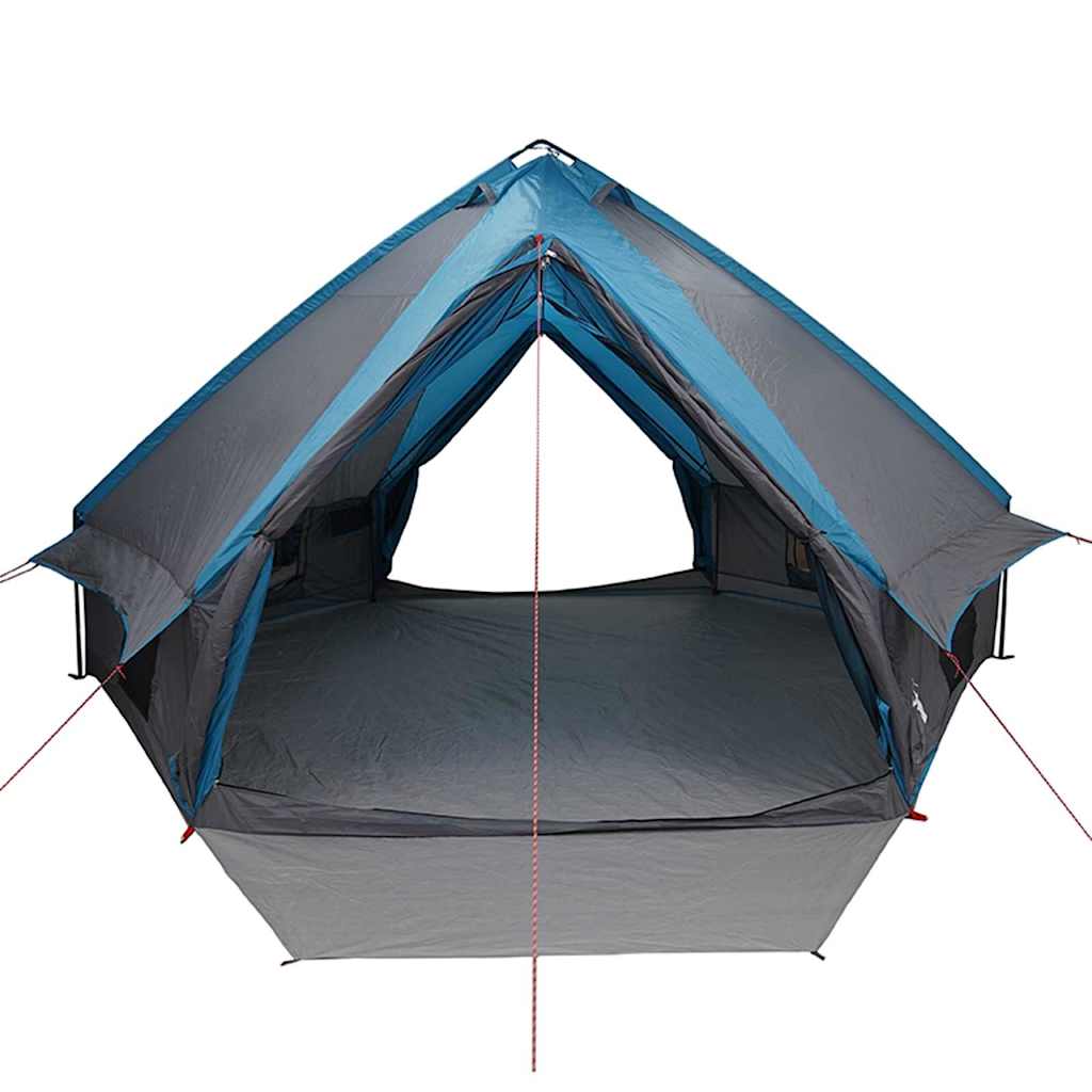 Teepee Tent voor 10 Personen Blauw en Grijs 567 x 470 x 242 cm is nu te koop bij PeponiXL, paradijselijk wonen!