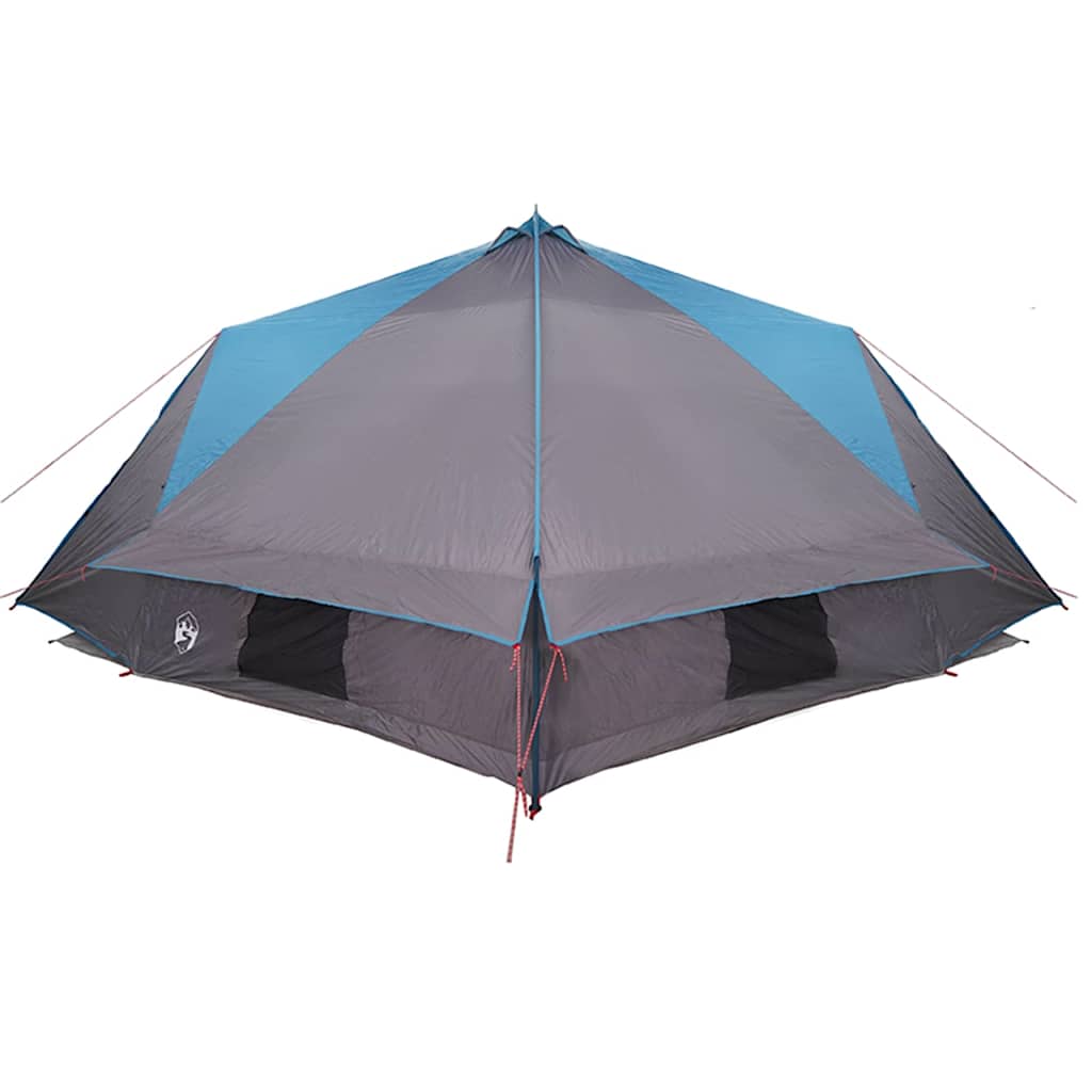 Teepee Tent voor 10 Personen Blauw en Grijs 567 x 470 x 242 cm is nu te koop bij PeponiXL, paradijselijk wonen!