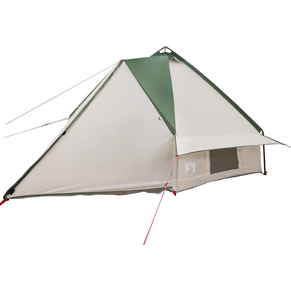 Teepee Tent 8-Persoon met dak Groen en Wit 490 x 410 x 210 cm is nu te koop bij PeponiXL, paradijselijk wonen!