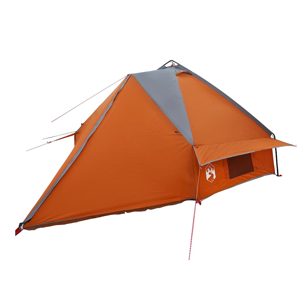 Teepee Tent 8-Persoon Grijs en Oranje 490 x 410 x 210 cm is nu te koop bij PeponiXL, paradijselijk wonen!