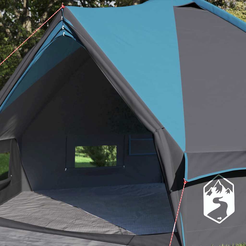 Teepee Tent voor 6 Personen Blauw en Grijs 431 x 366 x 185 cm is nu te koop bij PeponiXL, paradijselijk wonen!