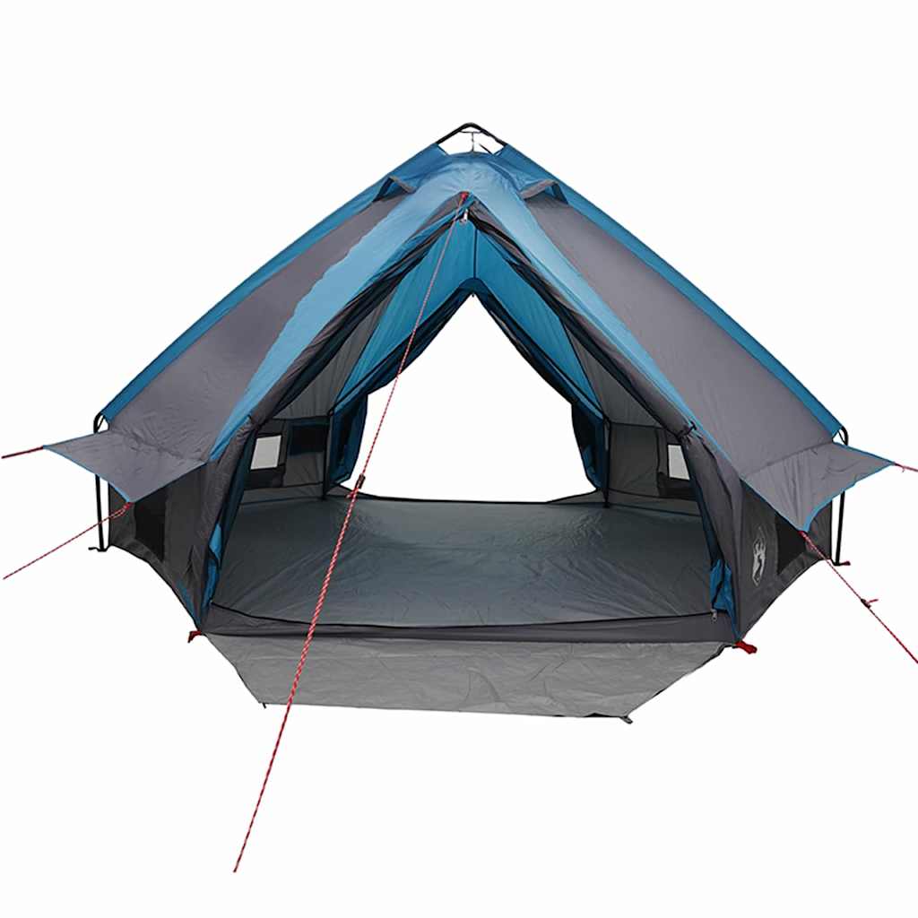 Teepee Tent voor 6 Personen Blauw en Grijs 431 x 366 x 185 cm is nu te koop bij PeponiXL, paradijselijk wonen!