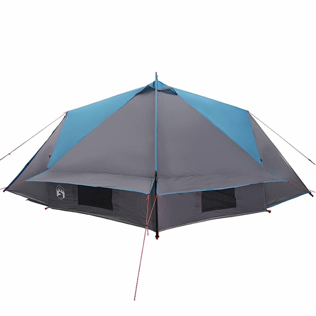 Teepee Tent voor 6 Personen Blauw en Grijs 431 x 366 x 185 cm is nu te koop bij PeponiXL, paradijselijk wonen!