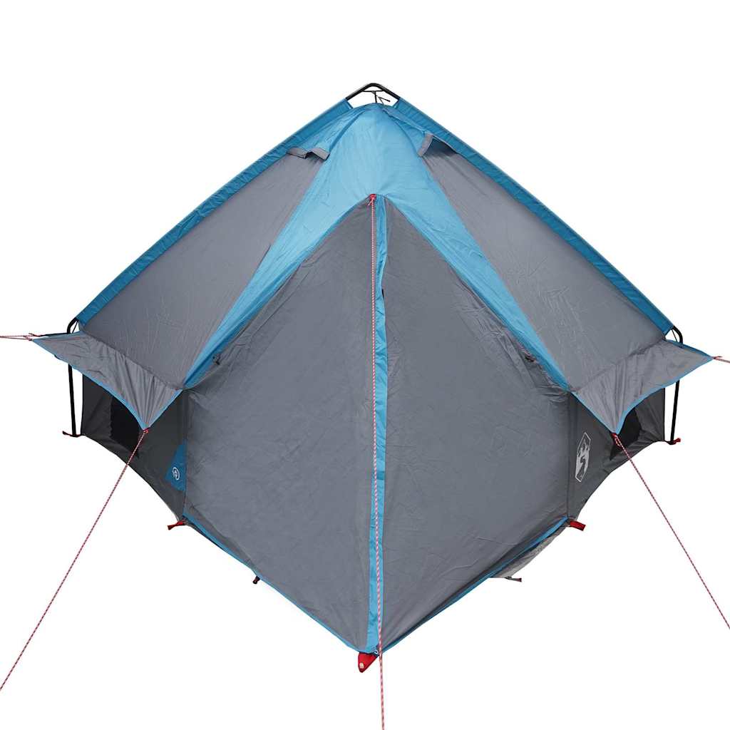 Teepee Tent voor 4 Personen Blauw en Grijs 388 x 320 x 169 cm is nu te koop bij PeponiXL, paradijselijk wonen!