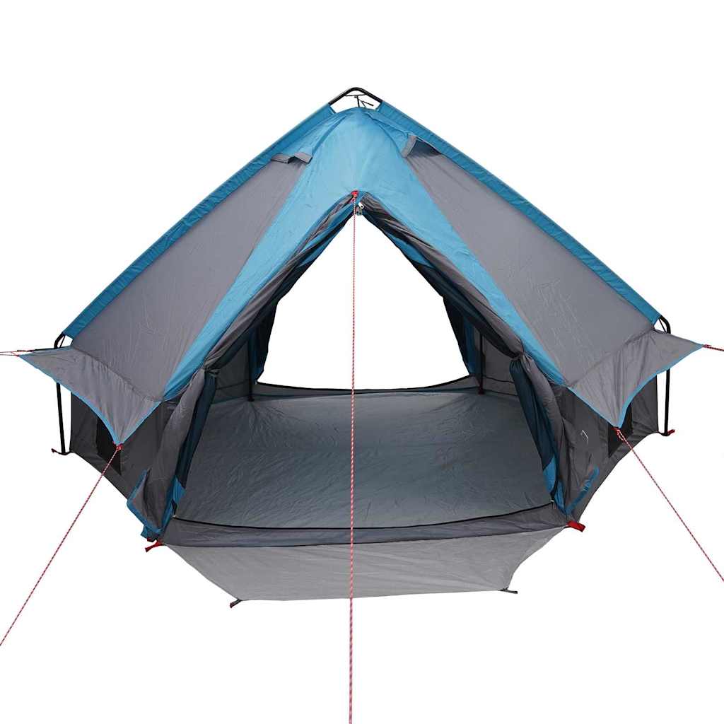 Teepee Tent voor 4 Personen Blauw en Grijs 388 x 320 x 169 cm is nu te koop bij PeponiXL, paradijselijk wonen!
