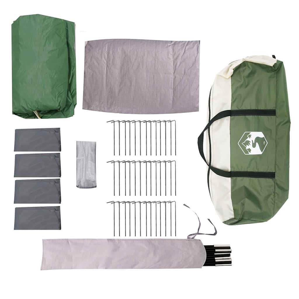 Gezinstent voor 20 personen Groen en Wit 745 x 700 x 217 cm is nu te koop bij PeponiXL, paradijselijk wonen!