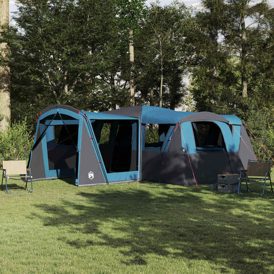 Gezinstent voor 20 personen Blauw en Grijs 745 x 700 x 217 cm is nu te koop bij PeponiXL, paradijselijk wonen!