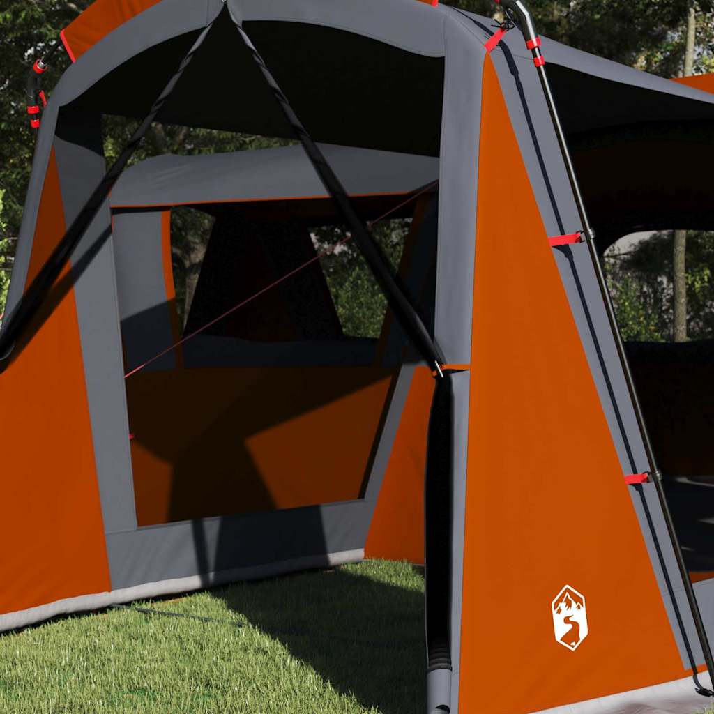 Gezinstent voor 20 personen Grijs en Oranje 745 x 700 x 217 cm is nu te koop bij PeponiXL, paradijselijk wonen!