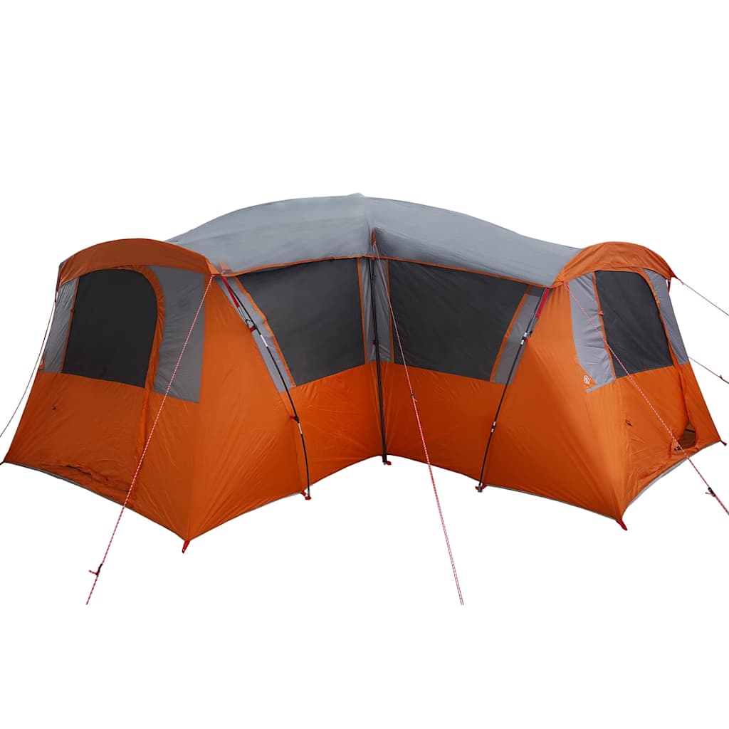 Gezinstent voor 20 personen Grijs en Oranje 745 x 700 x 217 cm is nu te koop bij PeponiXL, paradijselijk wonen!