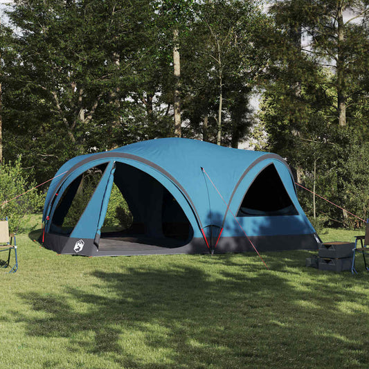 Familietent voor 10 personen Blauw en Grijs 460 x 430 x 214 cm is nu te koop bij PeponiXL, paradijselijk wonen!