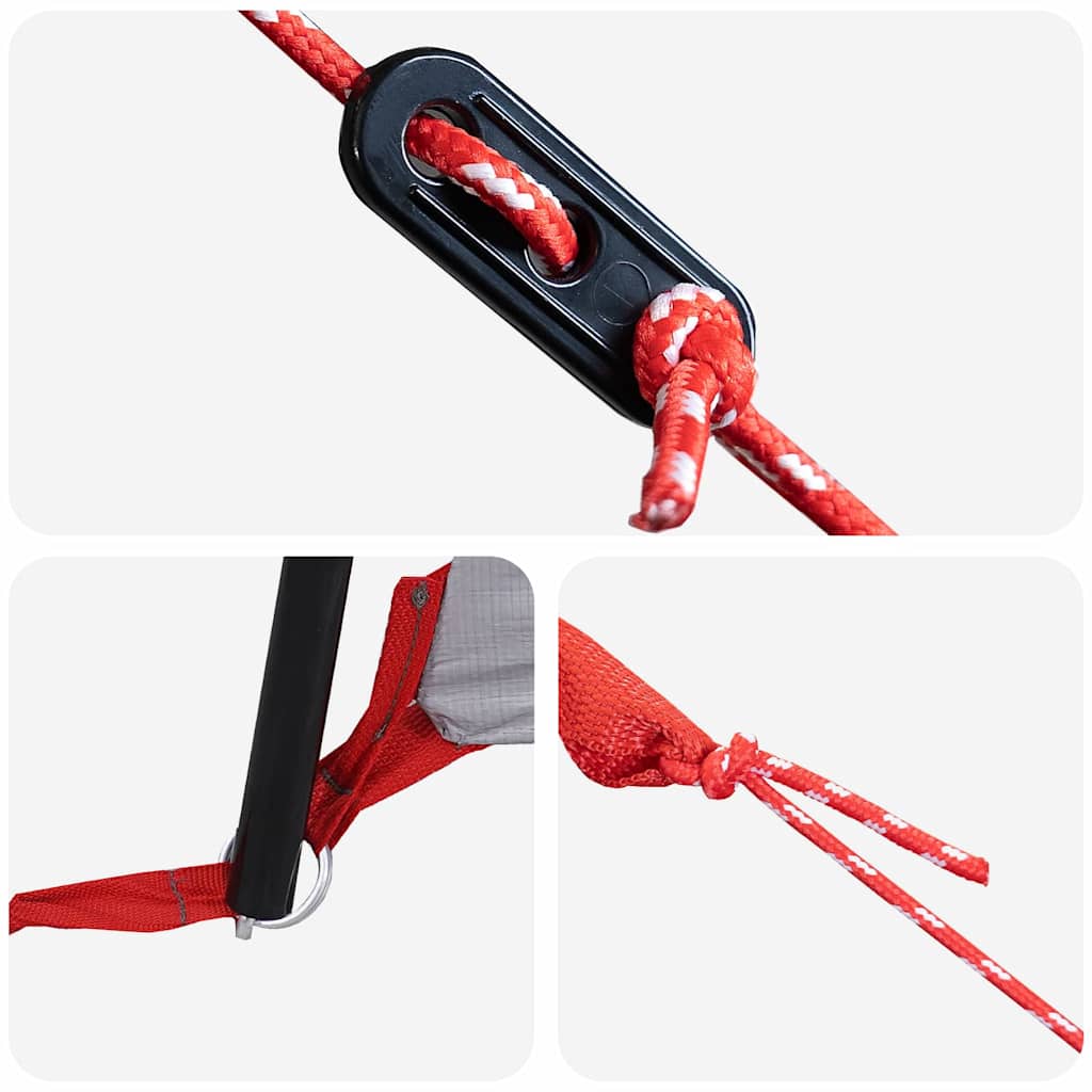 Familietent voor 4 Personen Blauw en Grijs 324 x 255 x 230 cm is nu te koop bij PeponiXL, paradijselijk wonen!