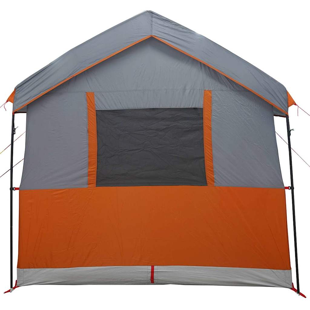 Familietent voor 4 Personen Grijs en Oranje 324 x 255 x 230 cm is nu te koop bij PeponiXL, paradijselijk wonen!