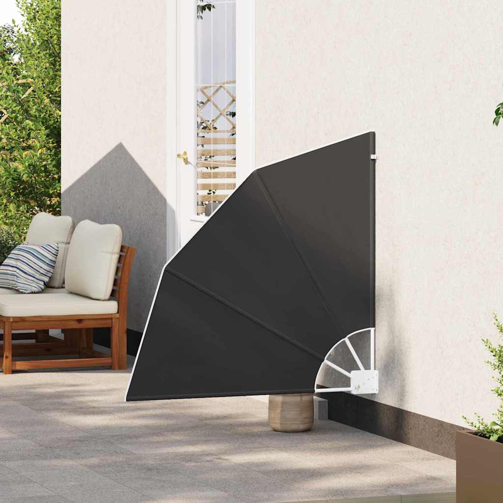 Balkon Privacy Scherm Antraciet 115 x 115 cm Polyester is nu te koop bij PeponiXL, paradijselijk wonen!