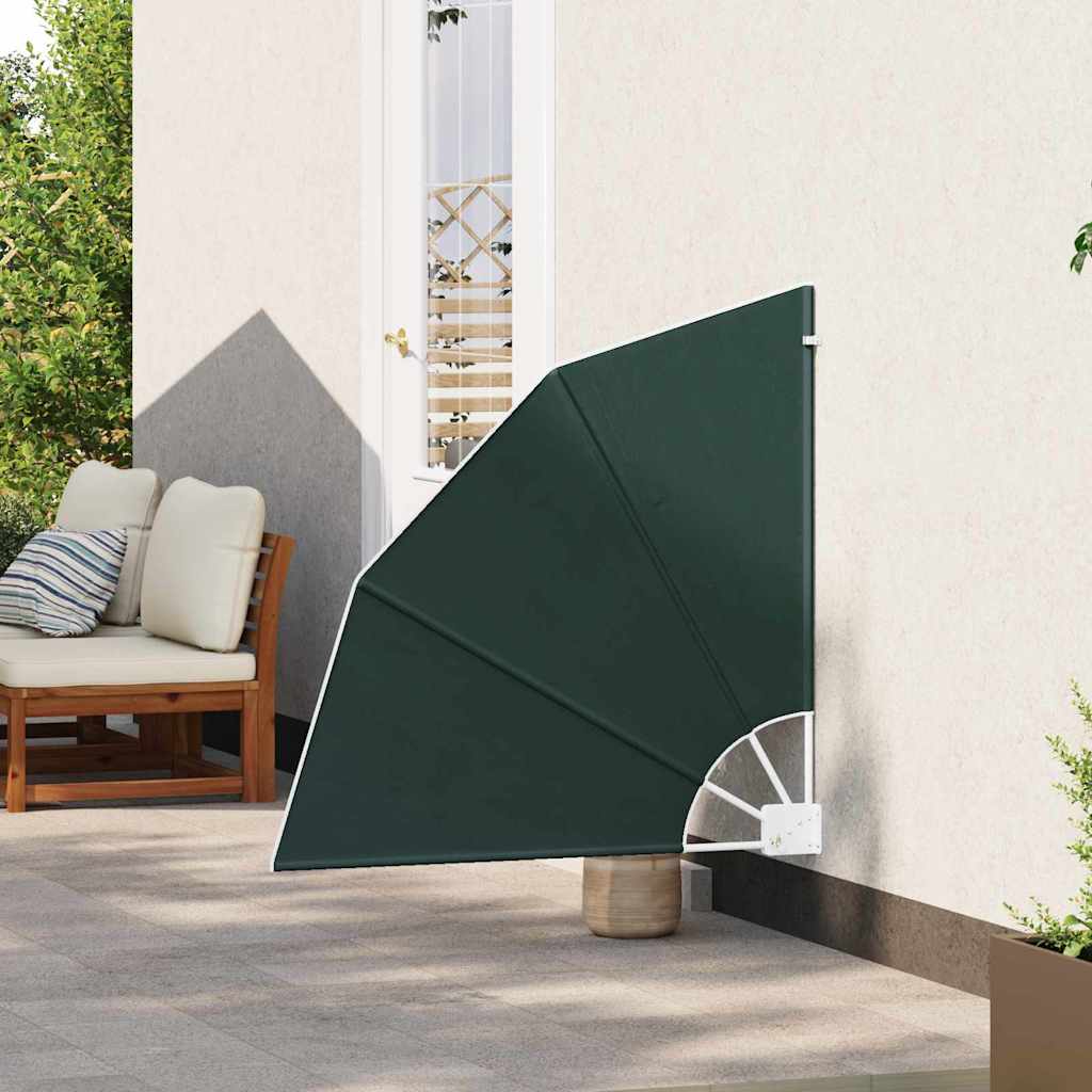 Balkon Privacy Scherm Donkergroen 115 x 115 cm Polyester is nu te koop bij PeponiXL, paradijselijk wonen!