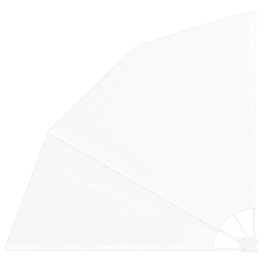 Balkon Privacy Scherm Wit 160 x 160 cm Polyester is nu te koop bij PeponiXL, paradijselijk wonen!