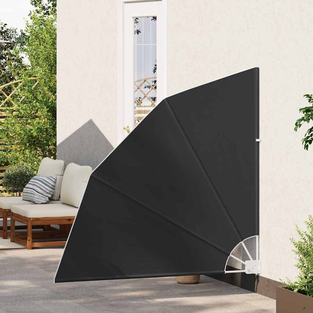Balkon Privacy Scherm Antraciet 140 x 140 cm Polyester is nu te koop bij PeponiXL, paradijselijk wonen!