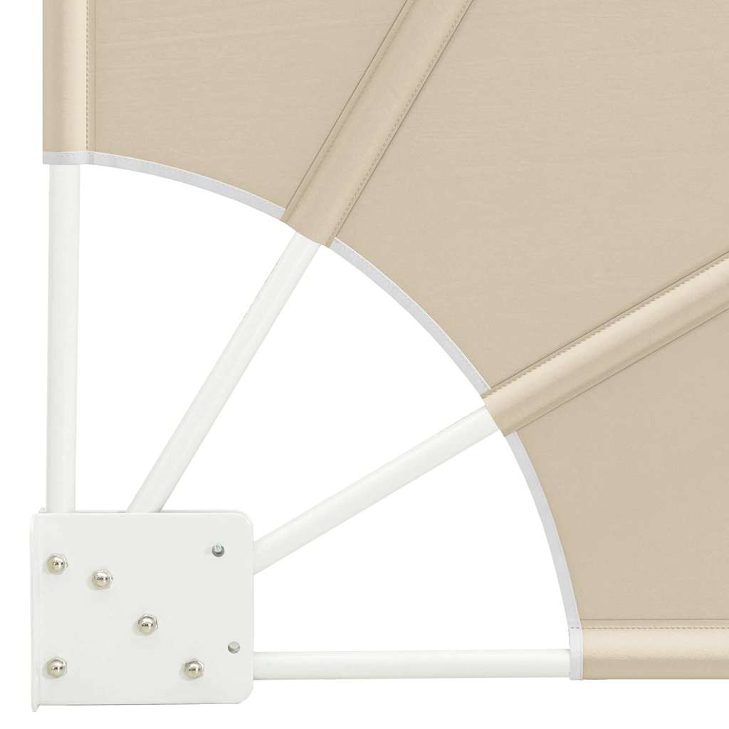 Balkon Privacy Scherm Beige 140 x 140 cm Polyester is nu te koop bij PeponiXL, paradijselijk wonen!