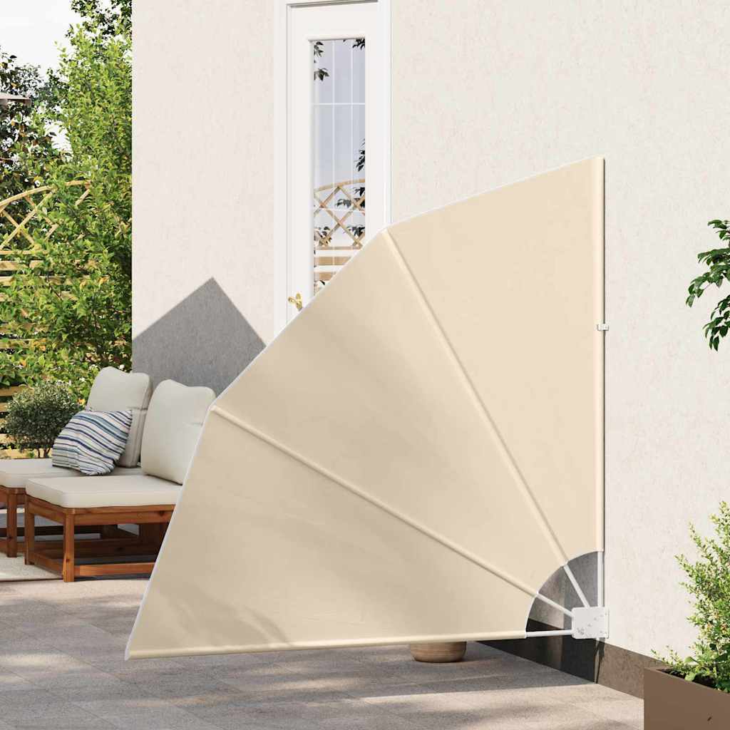 Balkon Privacy Scherm Beige 140 x 140 cm Polyester is nu te koop bij PeponiXL, paradijselijk wonen!