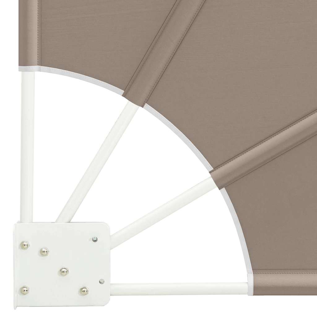 Balkon Privacy Scherm Taupe 140 x 140 cm Polyester is nu te koop bij PeponiXL, paradijselijk wonen!