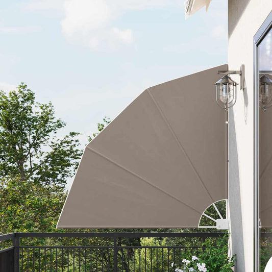 Balkon Privacy Scherm Taupe 140 x 140 cm Polyester is nu te koop bij PeponiXL, paradijselijk wonen!