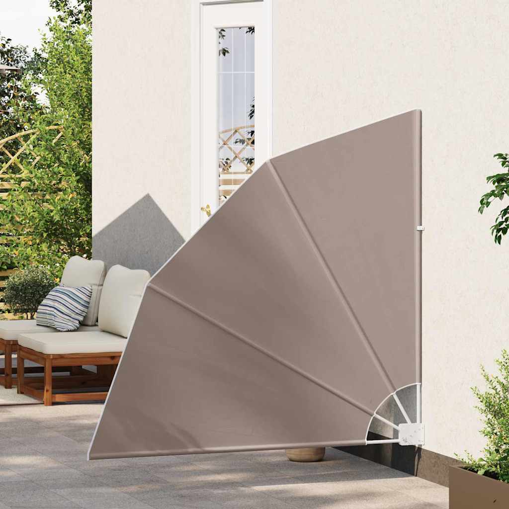 Balkon Privacy Scherm Taupe 140 x 140 cm Polyester is nu te koop bij PeponiXL, paradijselijk wonen!
