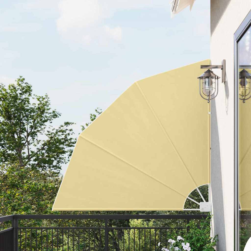 Balkon Privacy Scherm Zand 140 x 140 cm Polyester is nu te koop bij PeponiXL, paradijselijk wonen!