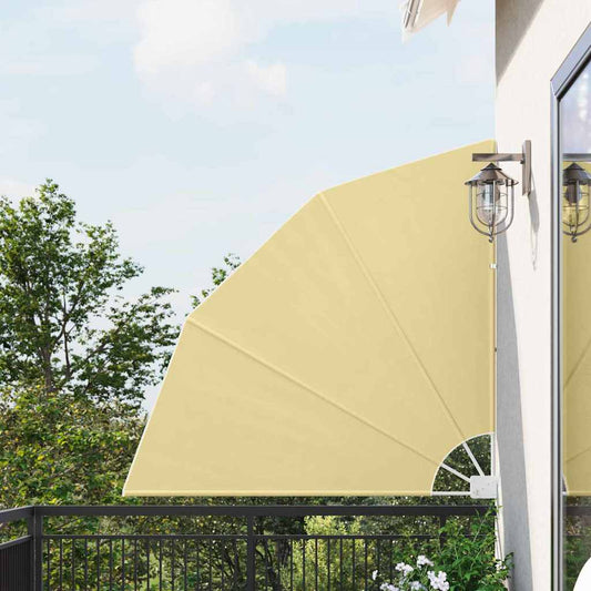Balkon Privacy Scherm Zand 140 x 140 cm Polyester is nu te koop bij PeponiXL, paradijselijk wonen!