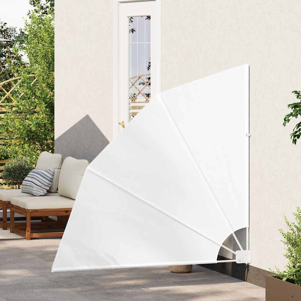 Balkon Privacy Scherm Wit 140 x 140 cm Polyester is nu te koop bij PeponiXL, paradijselijk wonen!