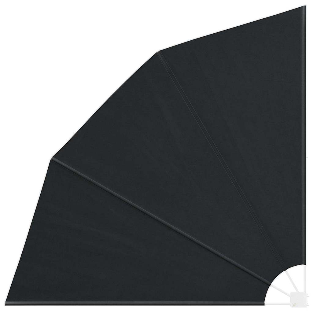 Balkon Privacy Scherm 210 x 210 cm Polyester Antracietkleurig is nu te koop bij PeponiXL, paradijselijk wonen!