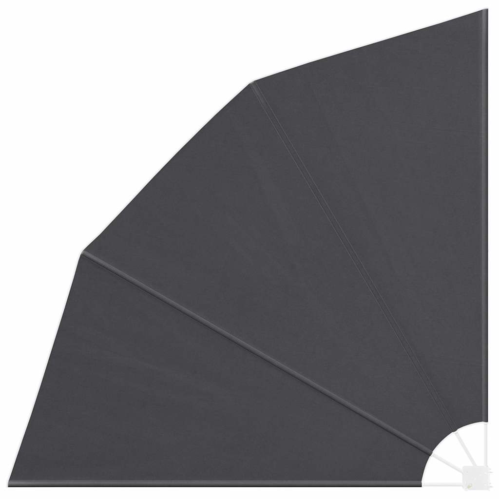 Balkon Privacy Scherm Zwart 210 x 210 cm Polyester is nu te koop bij PeponiXL, paradijselijk wonen!