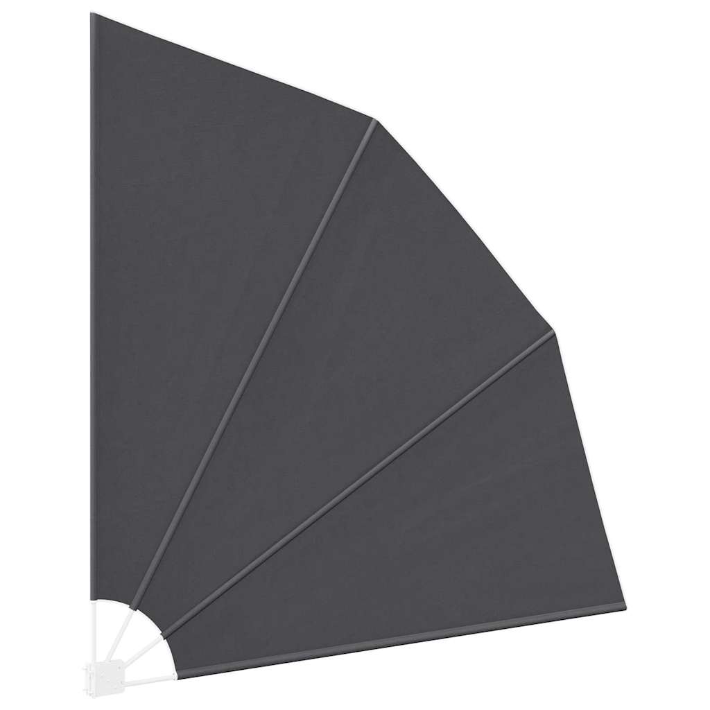 Balkon Privacy Scherm Zwart 210 x 210 cm Polyester is nu te koop bij PeponiXL, paradijselijk wonen!