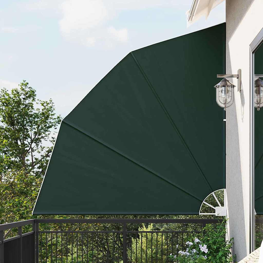 Balkon Privacy Scherm Donkergroen 210 x 210 cm Polyester is nu te koop bij PeponiXL, paradijselijk wonen!