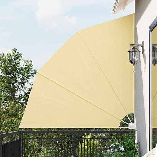 Balkon Privacy Scherm Zand 210 x 210 cm Polyester is nu te koop bij PeponiXL, paradijselijk wonen!