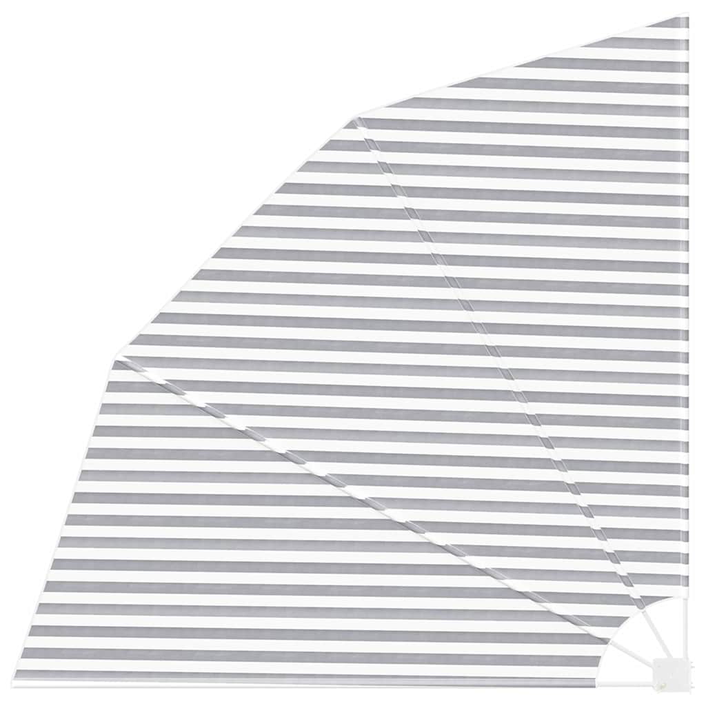 Balkon Privacy Scherm Antraciet en Wit 210 x 210 cm Polyester is nu te koop bij PeponiXL, paradijselijk wonen!