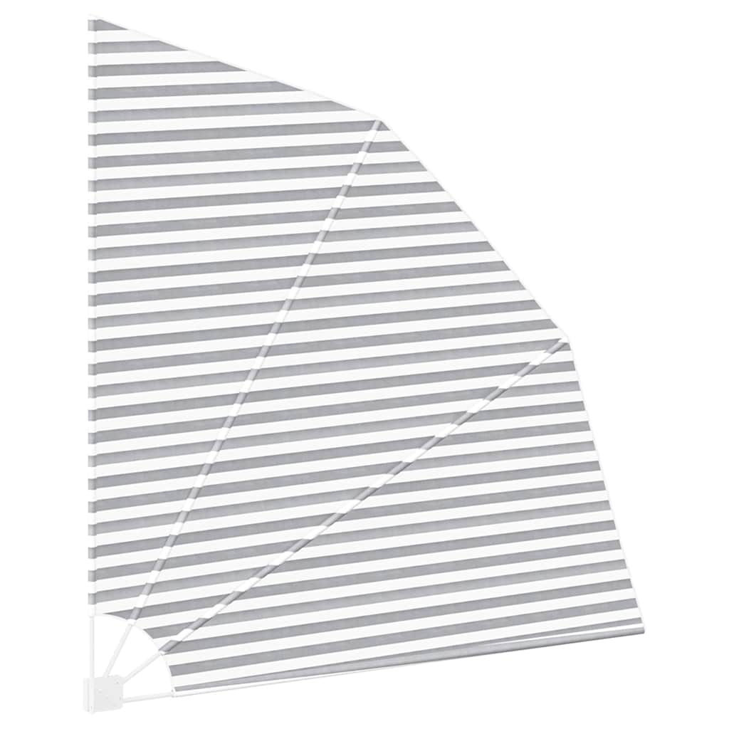 Balkon Privacy Scherm Antraciet en Wit 210 x 210 cm Polyester is nu te koop bij PeponiXL, paradijselijk wonen!