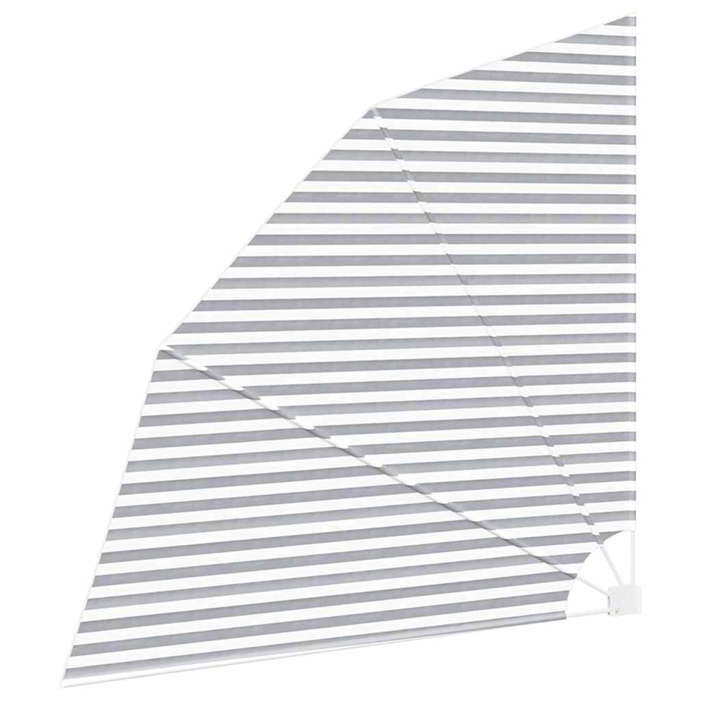 Balkon Privacy Scherm Antraciet en Wit 210 x 210 cm Polyester is nu te koop bij PeponiXL, paradijselijk wonen!