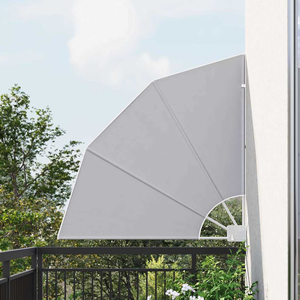 Balkon Privacy Scherm Grijs 115 x 115 cm Polyester is nu te koop bij PeponiXL, paradijselijk wonen!