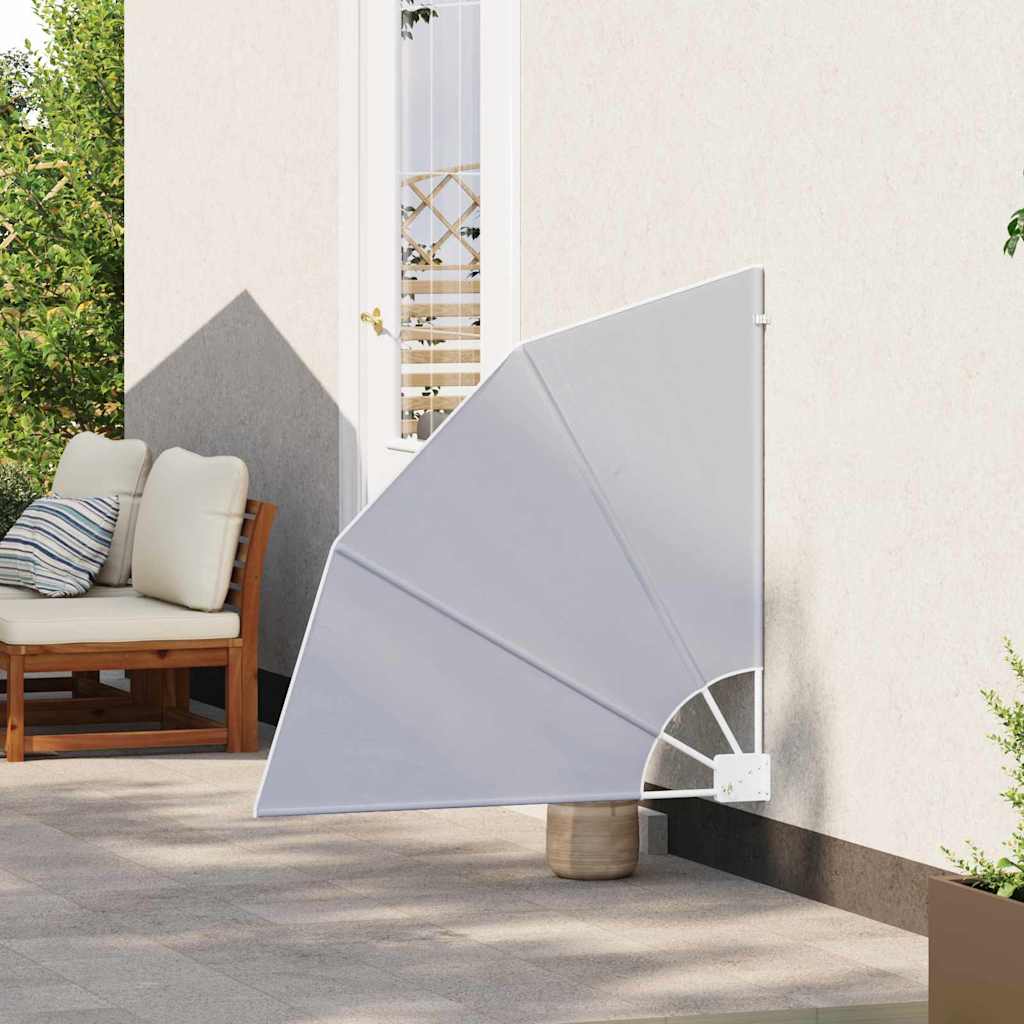 Balkon Privacy Scherm Grijs 115 x 115 cm Polyester is nu te koop bij PeponiXL, paradijselijk wonen!