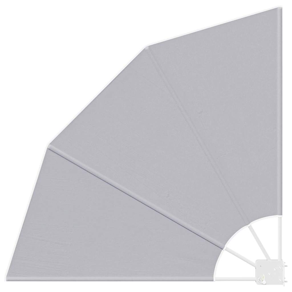 Balkon Privacy Scherm Grijs 115 x 115 cm Polyester is nu te koop bij PeponiXL, paradijselijk wonen!