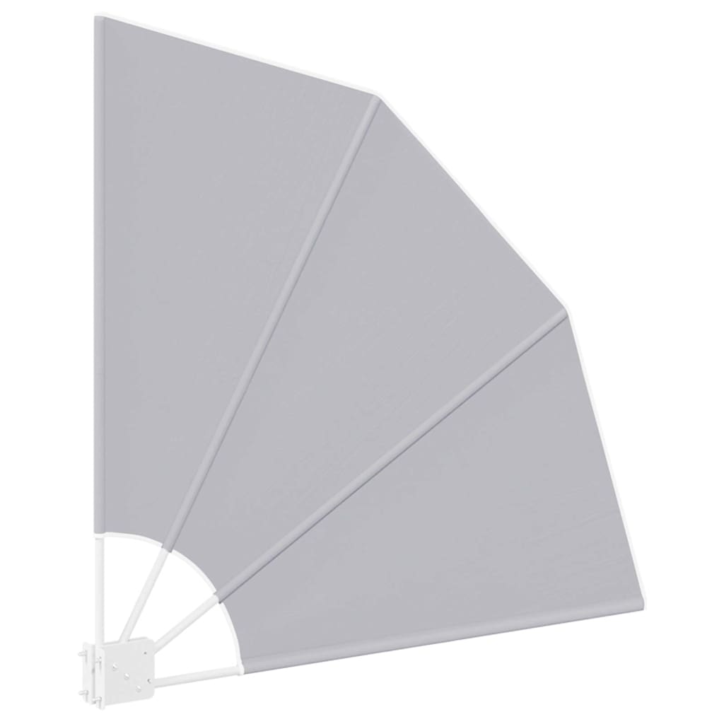 Balkon Privacy Scherm Grijs 115 x 115 cm Polyester is nu te koop bij PeponiXL, paradijselijk wonen!